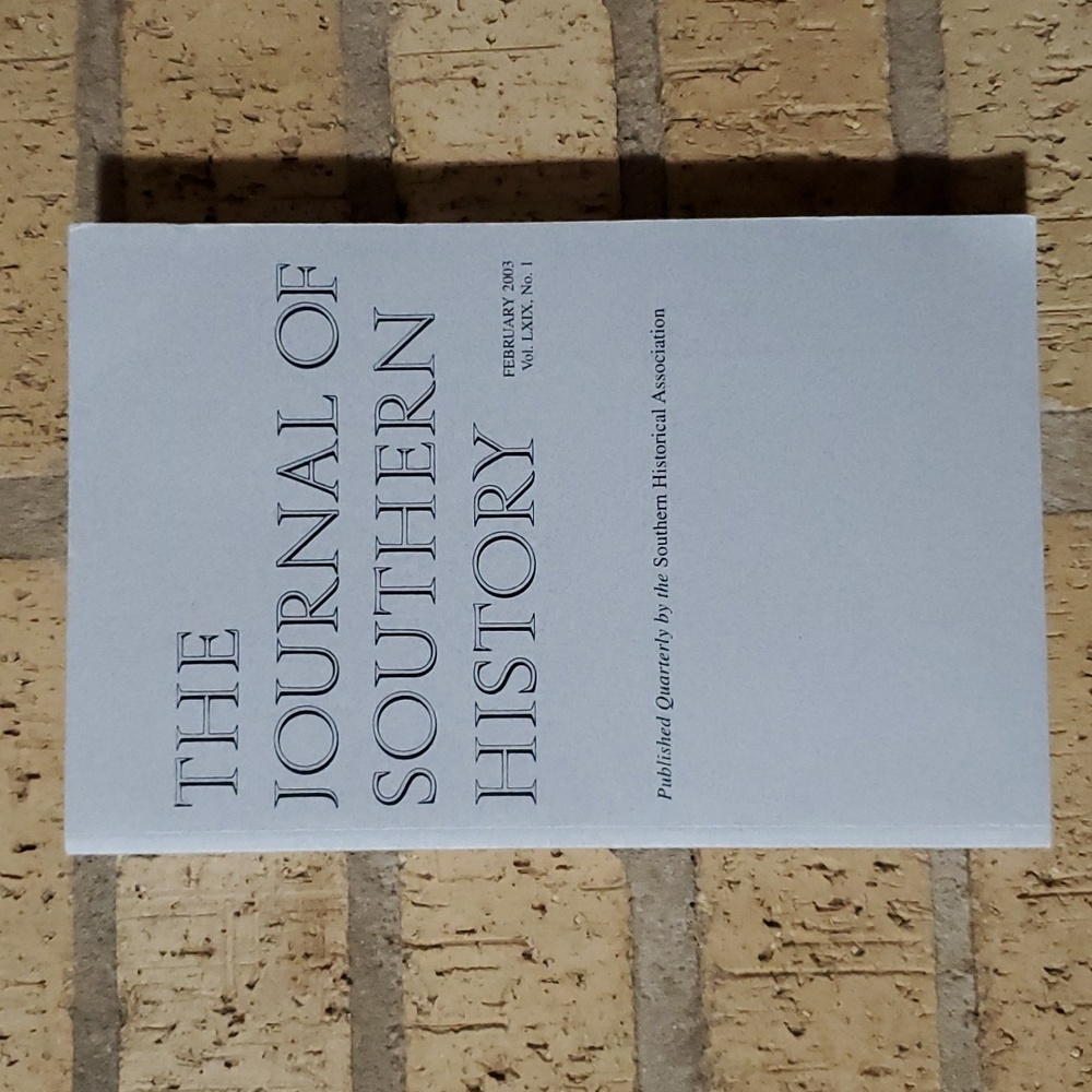 The Journal of Southern History February 2003